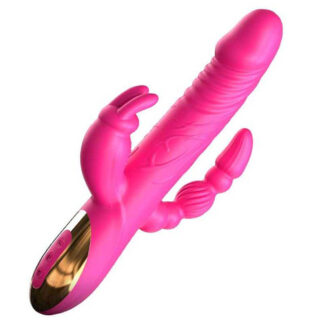 Buzzpinky 3-In-1 Pleasure Rabbit: G-Spot, Clitoral, And Anal Vibrator Pink