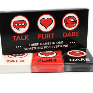Buzzpinky Talk-Flirt-Dare Game Card