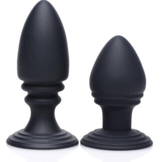 Master Series Duplex Silicone Anal Plug Set
