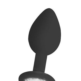 Ouch! Regular Diamond Butt Plug - Black