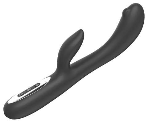 Rolling G Spot 12 Function Vibrator Black Rabbit