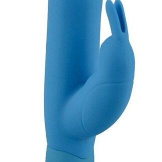 Sex Toy Hunny Bunny Rabbit Waterproof 10 Mode Vibrator Buzzpinky in Blue