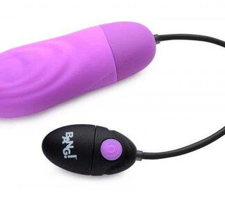 7X Pulsing Rechargeable Silicone Bullet - Purple