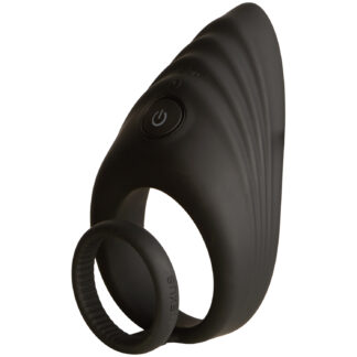 Nexus Enhance Vibrating Cock and Ball Ring - Black