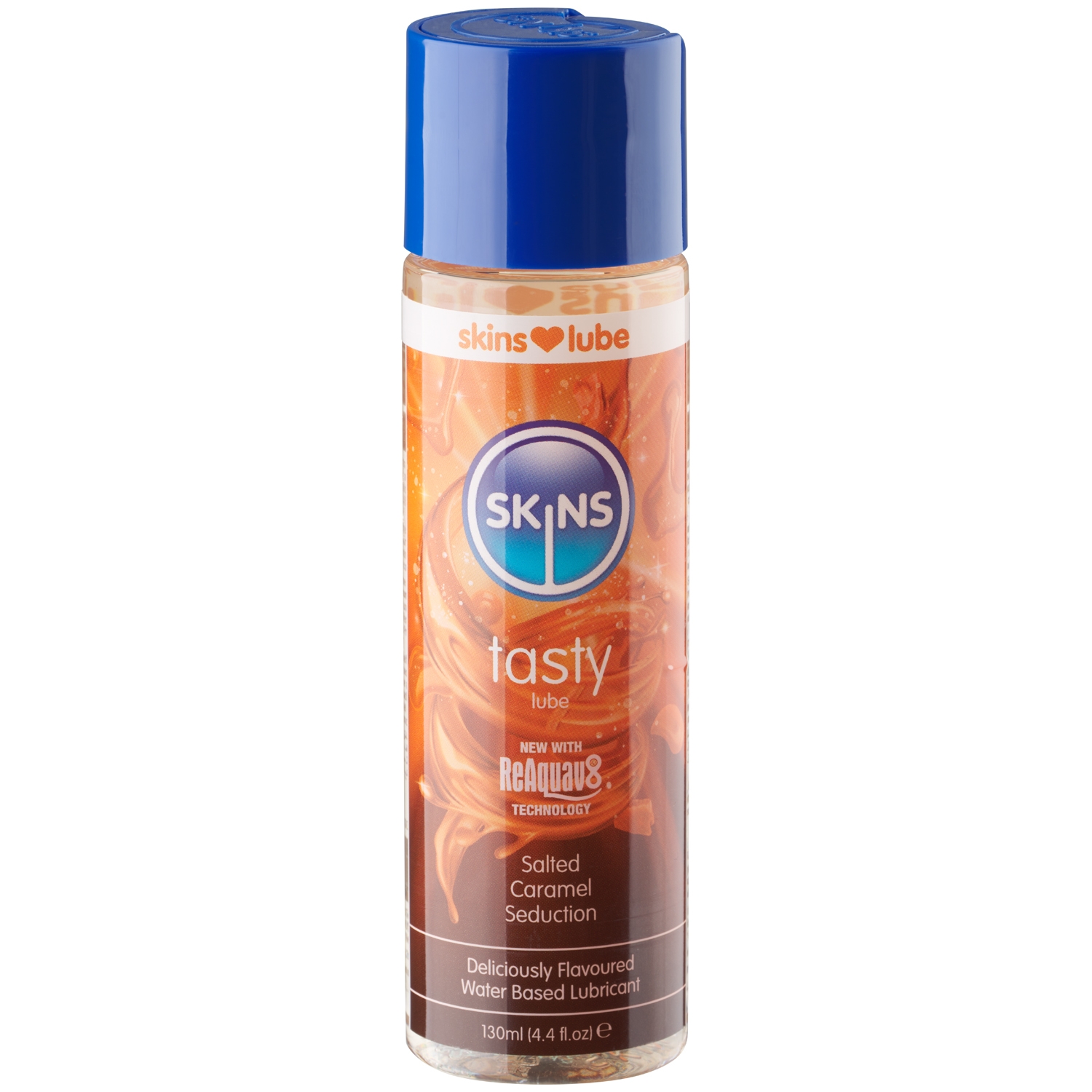 Skins Tasty Salted Caramel Seduction Water-based Lube 130 ml - Clear
