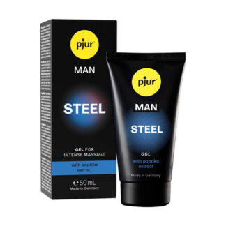 Pjur Man Steel Gel Intimate Gel For Hardness And Intensive Massage With Paprika Extract 50 Ml