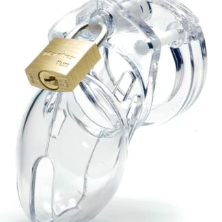 CB-6000S Male Chastity Device - Clear