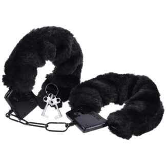 Merci Fluff Cuffs - Black