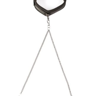 Twin Tweaks - Velvet Collar with Nipple Clamps