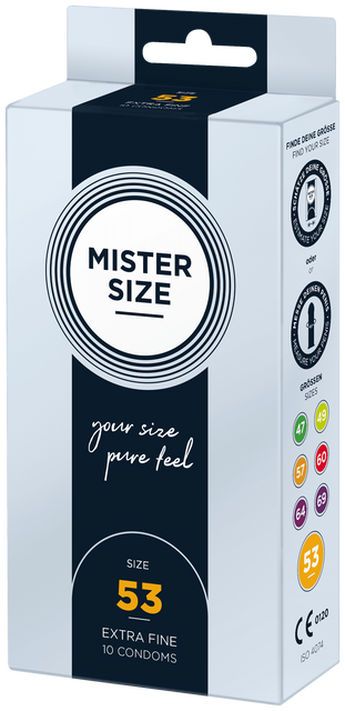 Mister Size 53 10 Pack Condoms
