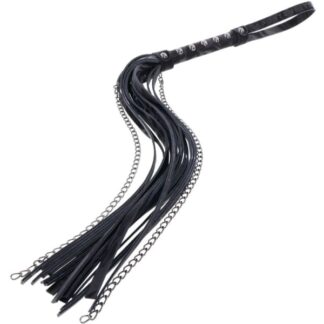 Velvet Noir Chain Flogger