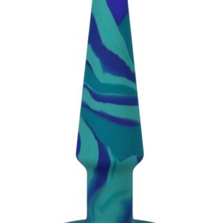 A-Play - Groovy - Silicone Anal Plug - 5" - Ocean