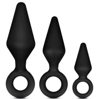 Anal Adventures Platinum - Silicone Loop Plug Kit