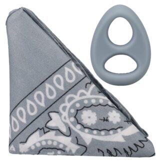 ROCK SOLID The Code - Silicone C-Ring with Bandana - Grey