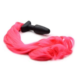 Tailz Hot Pink Pony Tail Anal Plug
