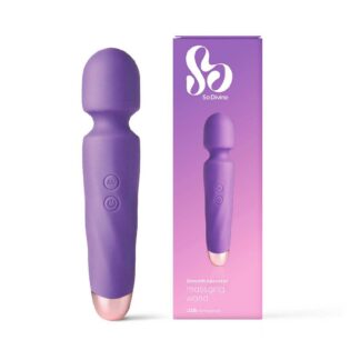So Divine Rechargeable Smooth Operator Massage Wand, 10 Functions